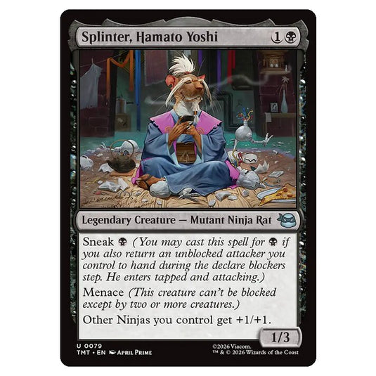 Magic The Gathering - Teenage Mutant Ninja Turtles - Splinter, Hamato Yoshi - 0079