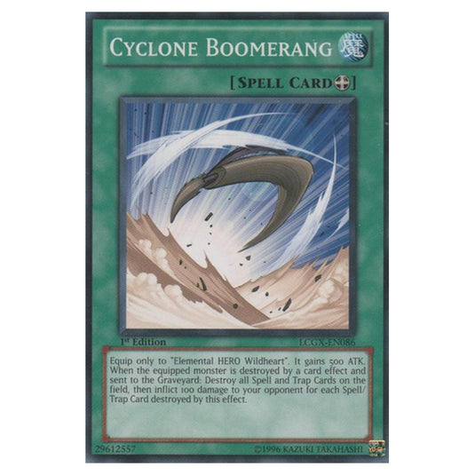 Yu-Gi-Oh! - Legendary Collection 2 - The Duel Academy Years Mega Pack - Cyclone Boomerang (Common) LCGX-EN086