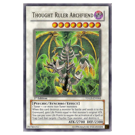 Yu-Gi-Oh! - The Duelist Genesis - Thought Ruler Archfiend (Ultra Rare) TDGS-EN044