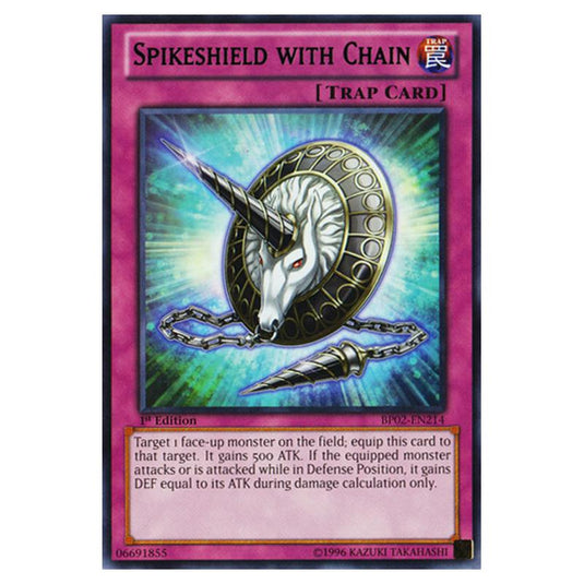 Yu-Gi-Oh! - Battle Pack 2 - War of the Giants - Spikeshield with Chain (Rare) BP02-EN214