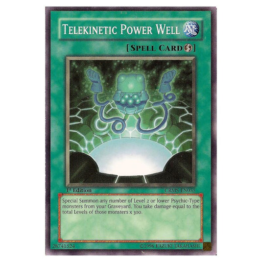 Yu-Gi-Oh! - Crimson Crisis - Telekinetic Power Well (Common) CRMS-EN055