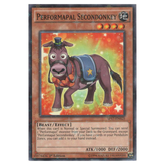 Yu-Gi-Oh! - Star Pack Battle Royal - Performapal Secondonkey (Starfoil Rare) SP17-EN025