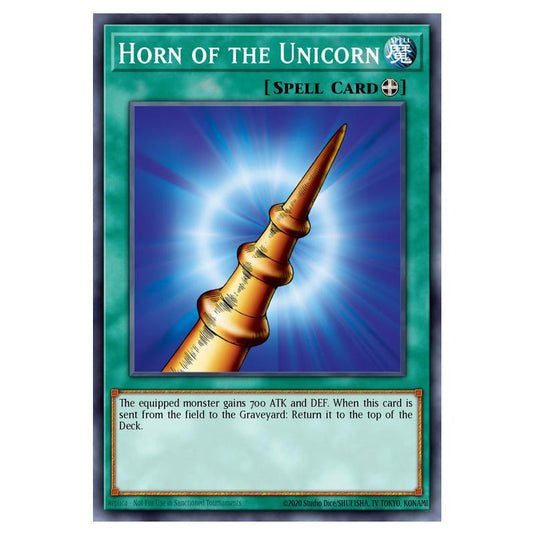 Yu-Gi-Oh! - Yugi's Legendary Decks - Horn of the Unicorn (Common) YGLD-ENA29