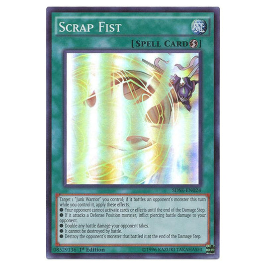 Yu-Gi-Oh! - Synchron Extreme Structure Deck - Scrap Fist (Super Rare) SDSE-EN024 Yu-Gi-Oh! - Synchron Extreme Structure Deck - Scrap Fist (Super Rare) SDSE-EN024