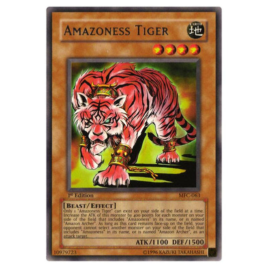 Yu-Gi-Oh! - Magician\'s Force - Amazoness Tiger (Rare) MFC-063