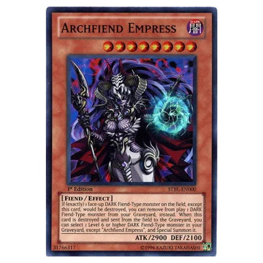 Yu-Gi-Oh! - Starstrike Blast - Archfiend Empress (Super Rare) - STBL-EN000
