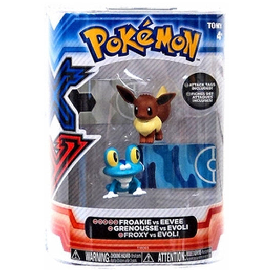 Pokemon - Froakie vs Eevee - 2" Figure Box