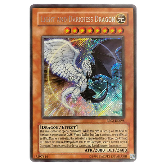 Yu-Gi-Oh! - Retro Pack 2 - Light and Darkness Dragon (Secret Rare) - RP02-EN095
