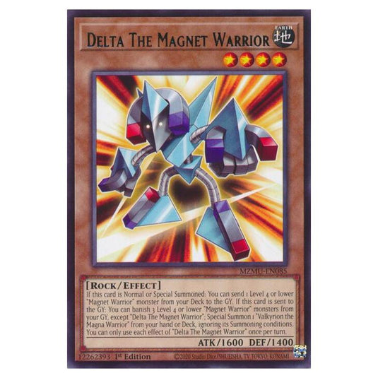 Yu-Gi-Oh! - Maze of Muertos - Delta The Magnet Warrior (Rare) - MZMU-EN085