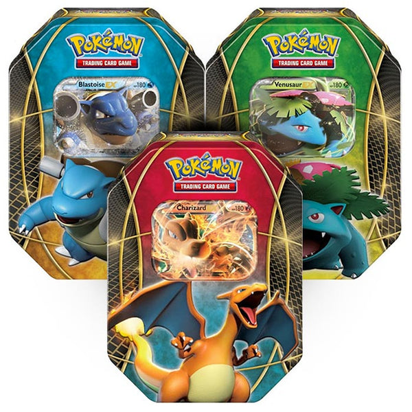 Pokemon - Blastoise EX, Charizard EX and Venusaur EX - 2014 Fall Tin Pokemon - Blastoise EX, Charizard EX and Venusaur EX - 2014 Fall Tin