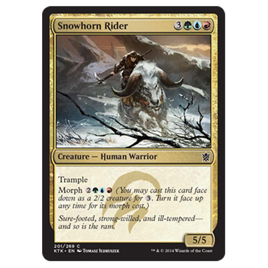 Magic the Gathering - Khans Of Tarkir - Snowhorn Rider - 201/269