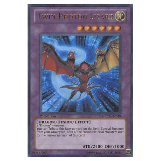 Yu-Gi-Oh! - Order of Chaos - Twin Photon Lizard (Ultra Rare) ORCS-EN039