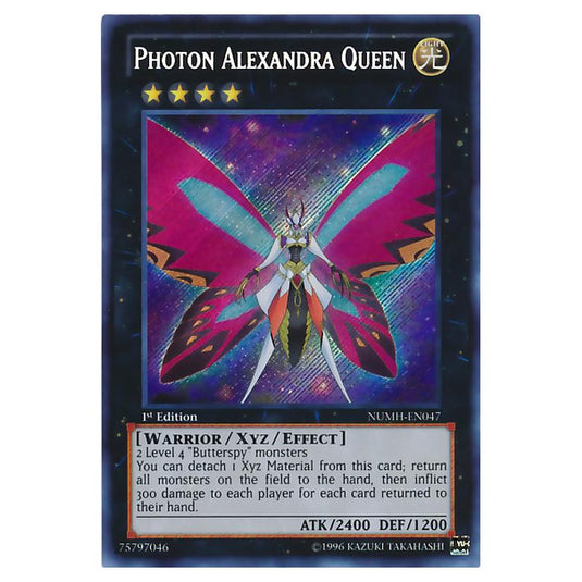 Yu-Gi-Oh! - Number Hunters - Photon Alexandra Queen (Secret Rare) NUMH-EN047