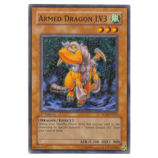 Yu-Gi-Oh! - Soul of the Duelist - Armed Dragon LV3 (Common) SOD-EN013
