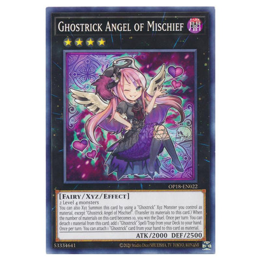 Yu-Gi-Oh! - OTS Tournament Pack 18 - Ghostrick Angel of Mischief (Common) OP18-EN022