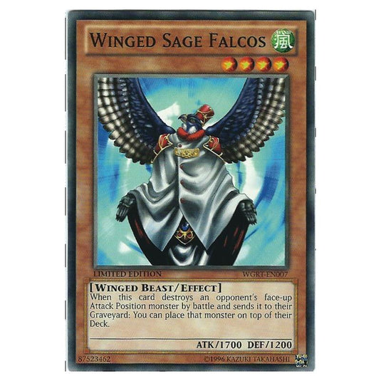 Yu-Gi-Oh! - War of the Giants Reinforcements - Winged Sage Falcos (Common) WGRT-EN007