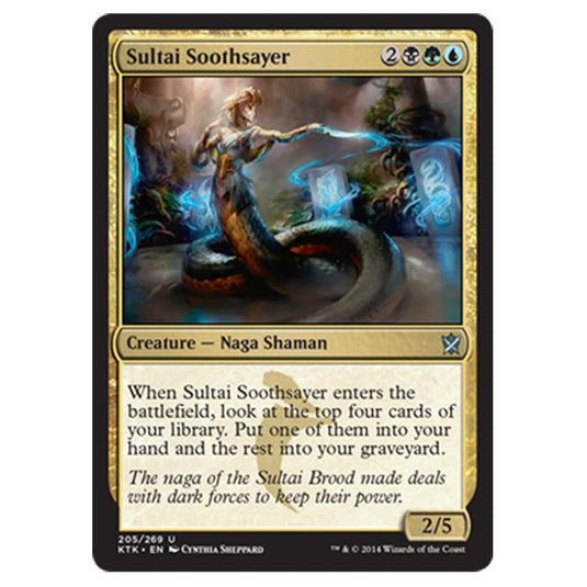 Magic the Gathering - Khans Of Tarkir - Sultai Soothsayer - 205/269