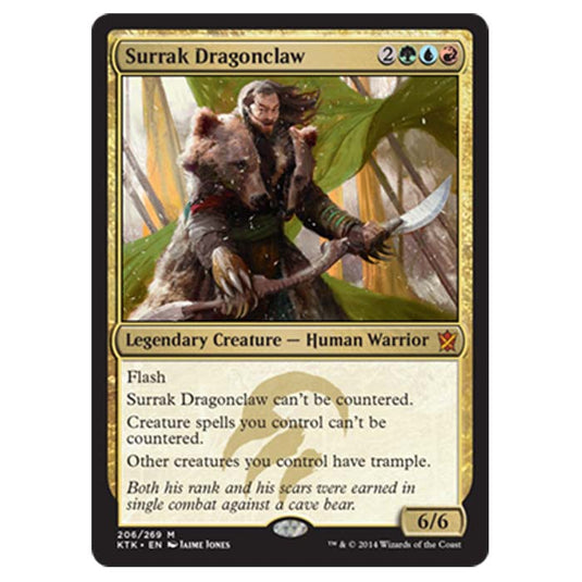 Magic the Gathering - Khans Of Tarkir - Surrak Dragonclaw - 206/269