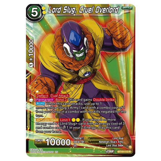 Dragon Ball Super - Fighter's Ambition - Lord Slug, Cruel Overlord - BT19-113