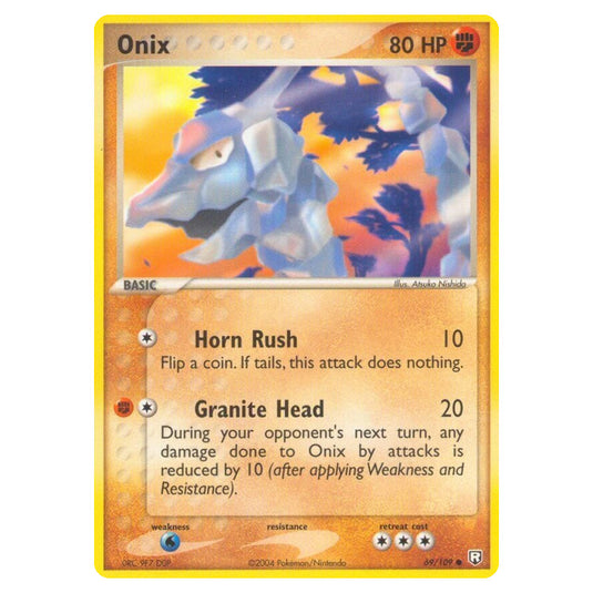 Pokemon - EX Team Rocket Returns - Onix - 069/109
