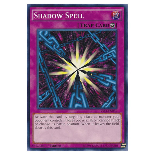 Yu-Gi-Oh! - Super Starter - Space-Time Showdown - Shadow Spell (Common) YS14-EN035