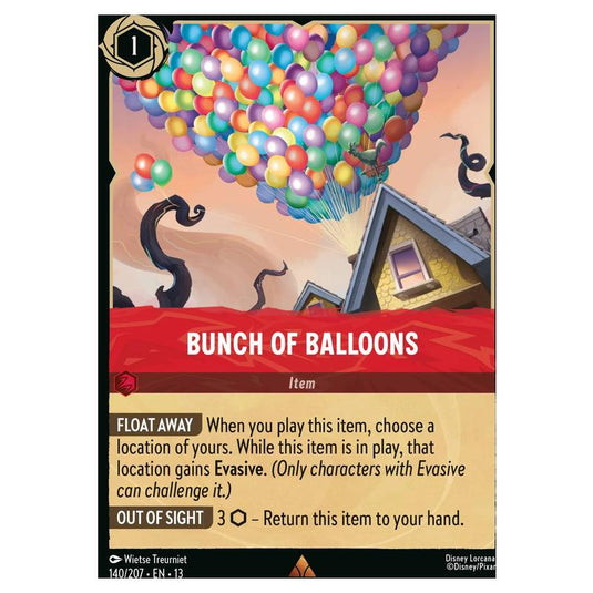 Lorcana - Attack of the Vine! - Bunch of Balloons (Rare) - 140/207