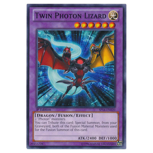 Yu-Gi-Oh! - Star Pack 2014 - Twin Photon Lizard (Common) SP14-EN020