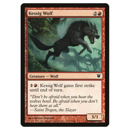 Magic the Gathering - Innistrad - Kessig Wolf - 151/264