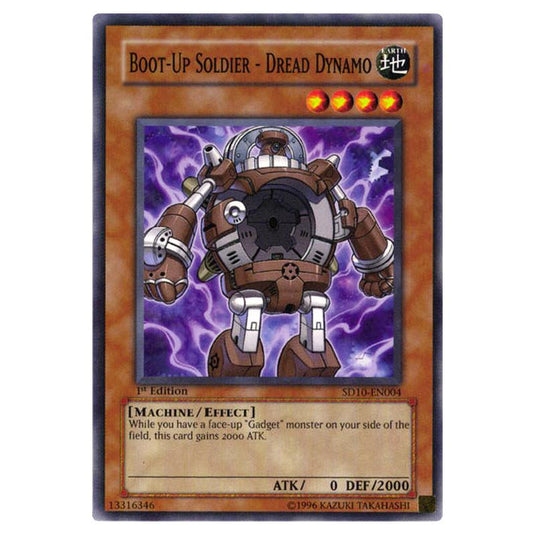 Yu-Gi-Oh! - Structure Deck - Machine Re-Volt - Boot-Up Soldier - Dread Dynamo (Common) SD10-EN004