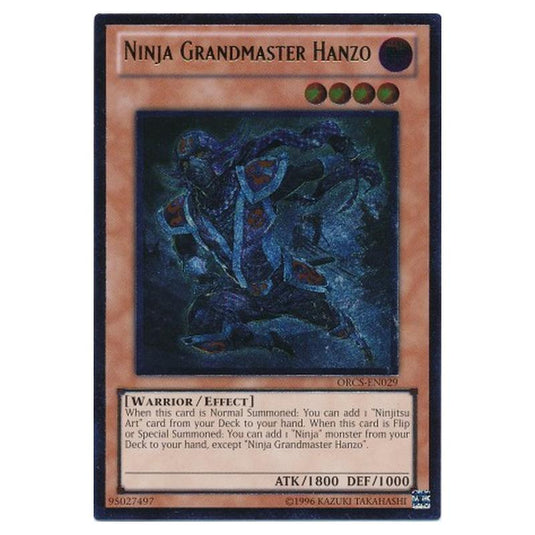 Yu-Gi-Oh! - Order of Chaos - Ninja Grandmaster Hanzo (Ultimate Rare) ORCS-EN029