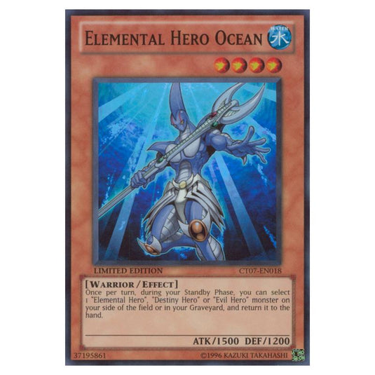 Yu-Gi-Oh! - Collectible Tins 2010 Wave 2 - Elemental HERO Ocean (Super Rare) CT07-EN018