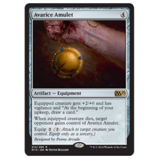 Magic the Gathering - M15 Core Set - Avarice Amulet - 212/269