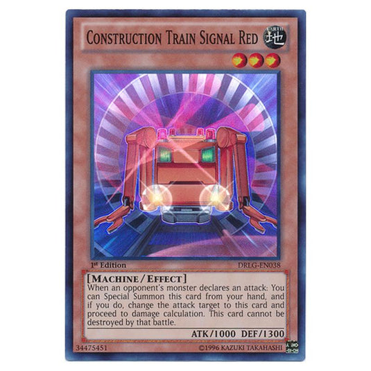 Yu-Gi-Oh! - Dragons of Legend - Construction Train Signal Red (Super Rare) DRLG-EN038