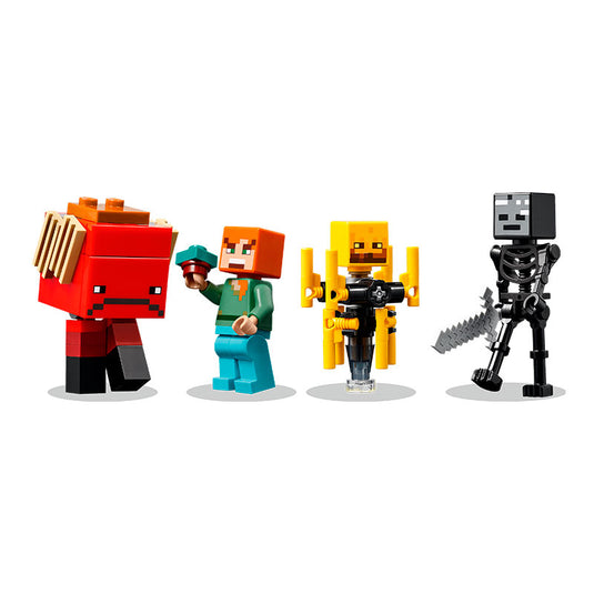 Lego - Minecraft - The Nether Lava Battle #21266