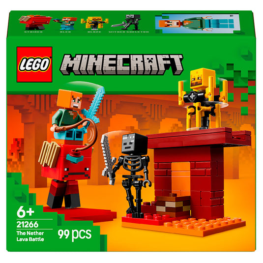 Lego - Minecraft - The Nether Lava Battle #21266