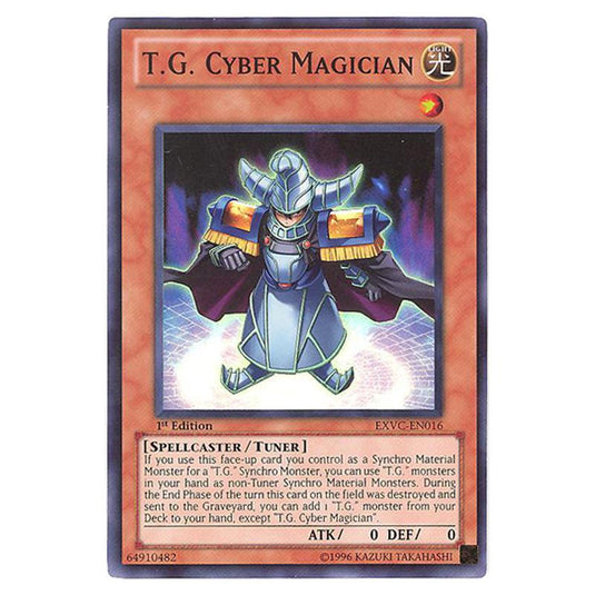 Yu-Gi-Oh! - Extreme Victory - T.G. Cyber Magician (Super Rare) EXVC-EN016