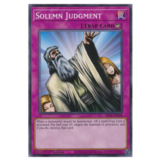 Yu-Gi-Oh! - Structure Deck - Fire Kings - Solemn Judgment (Common) SR14-EN038