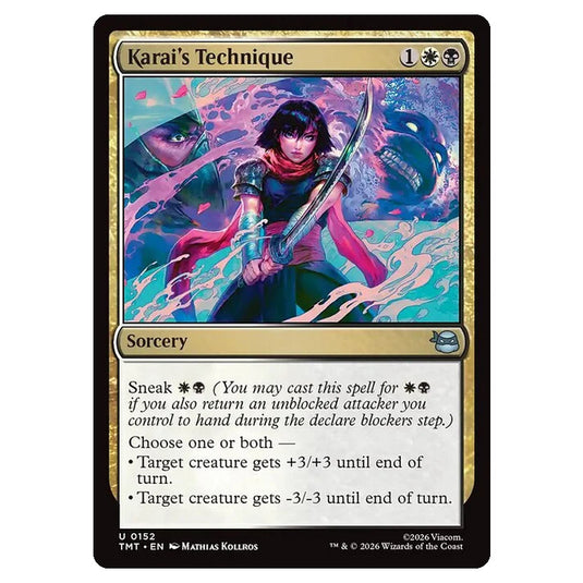 Magic The Gathering - Teenage Mutant Ninja Turtles - Karai's Technique - 0152