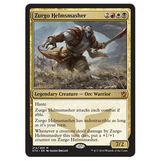 Magic the Gathering - Khans Of Tarkir - Zurgo Helmsmasher - 214/269