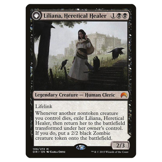 Magic The Gathering - Magic Origins - Liliana, Heretical Healer // Liliana, Defiant Necromancer - 106/272