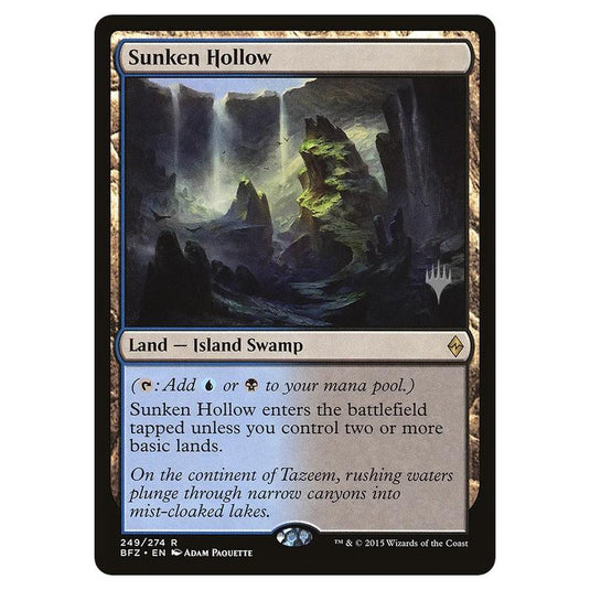 Magic The Gathering - Kaldheim Promos - Sunken Hollow - 318/285