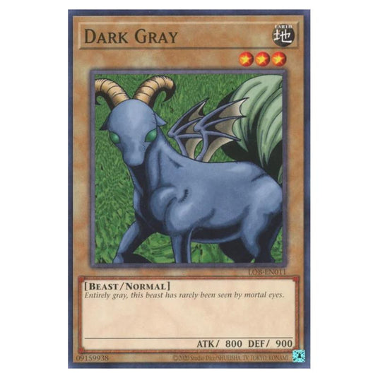 Yu-Gi-Oh! - Legend of Blue Eyes White Dragon (25th Anniversary Edition) - Dark Gray (Common) - LOB25-EN011
