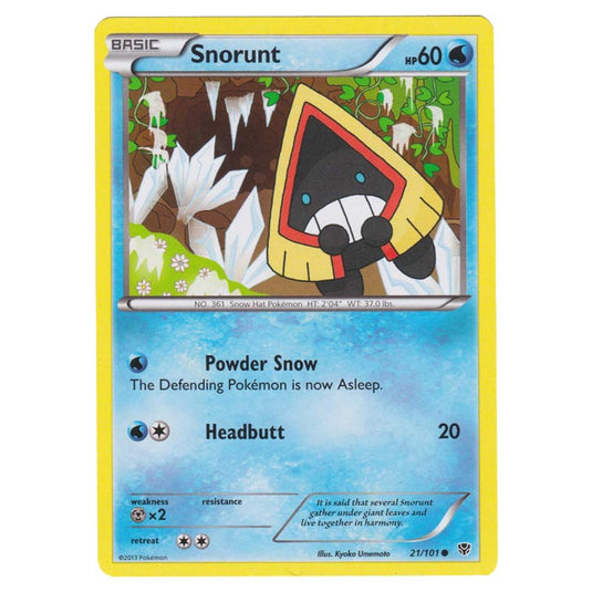 Pokemon - Black & White - Plasma Blast - Snorunt - 21/101