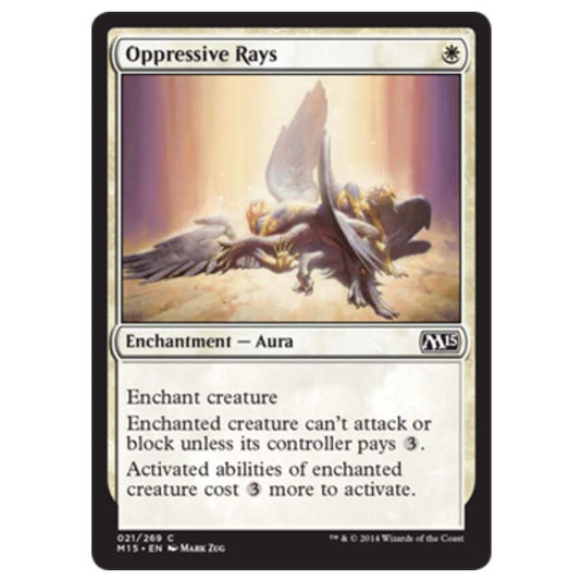 Magic the Gathering - M15 Core Set - Oppressive Rays - 21/269