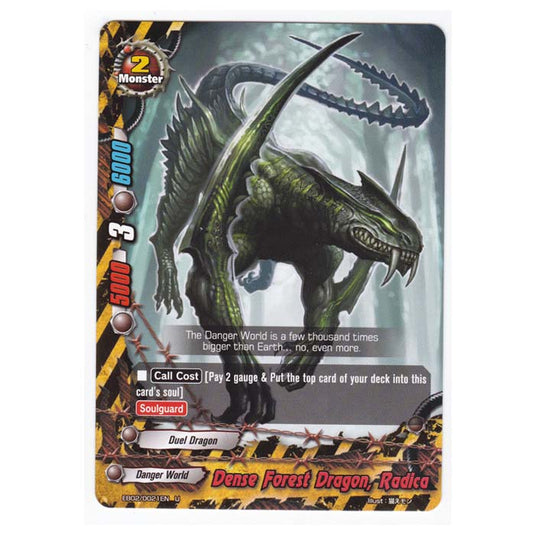 Future Card Buddyfight - Great Clash Dragon VS Danger - Dense Forest Dragon Radica - 21/48