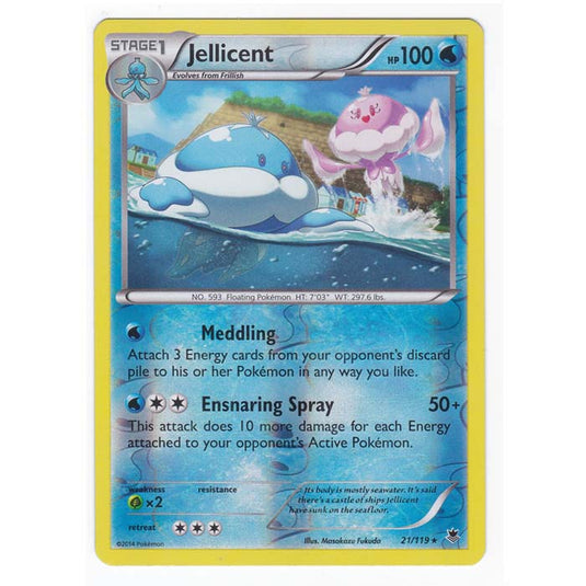 Pokemon - XY Phantom Forces - (Reverse Holo) - Jellicent - 21/119