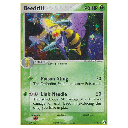 Pokemon - EX Series - FireRed & LeafGreen - Beedrill - 1/112