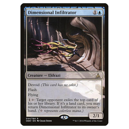Magic the Gathering - Oath of the Gatewatch - Dimensional Infiltrator - 44/184