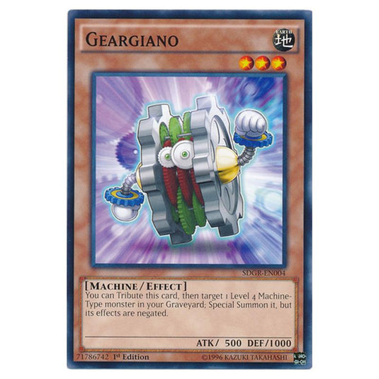 Yu-Gi-Oh! - Geargia Rampage Structure Deck - Geargiano (Common) SDGR-EN004