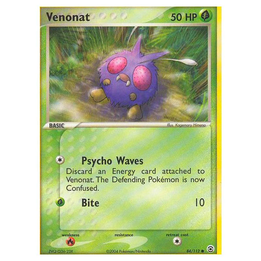 Pokemon - EX Series - FireRed & LeafGreen - Venonat - 84/112